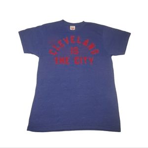 Rare Original Flock Letter Release Old School Homage Cleveland Is The City tee